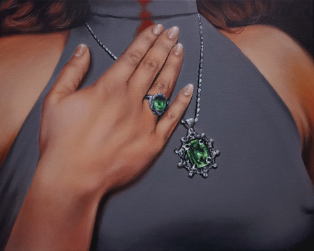 Cursed Ketchup - cm 30x40 - acrylic on canvas - 2024